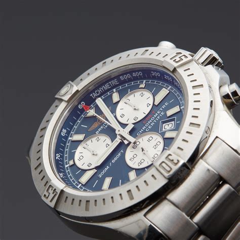 breitling colt in blau oder schwarz|pre owned Breitling colt.